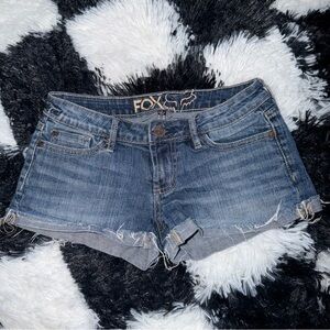 FOX Juniors Blue Denim Shorts